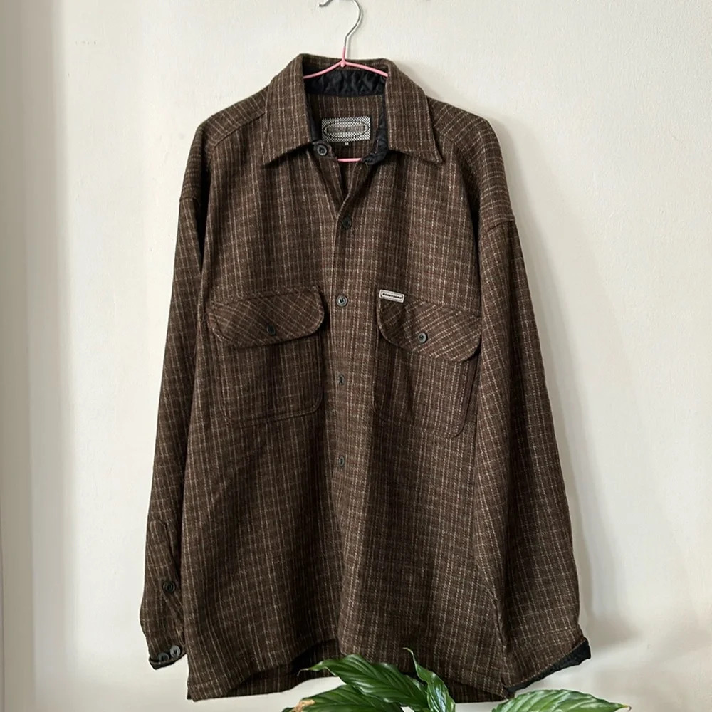 POINT  ZERO Long Sleeve Sherpa Lined 60% Wood